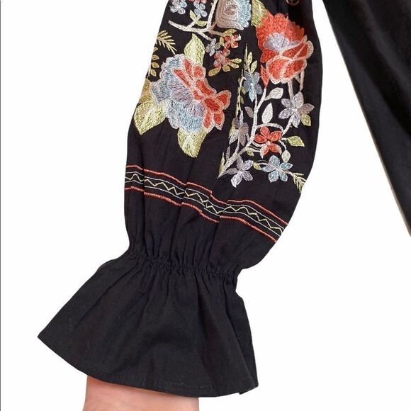 FREE PEOPLE Fleur du Jour off shoulder dress small - Picture 2 of 6